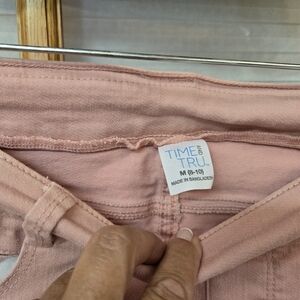 Time and Tru Pink Denim Jeans Shorts